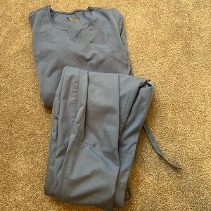 Lauderdale by Uniform advantage ceil (light blue) scrub set